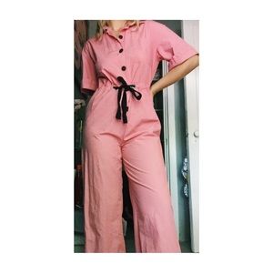 Bubble Gum Pink Jumpsuit